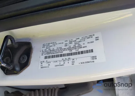 2020 Ford F-150 Xl z USA, uszkodzony, nr VIN 1FTEW1E54LKD21322